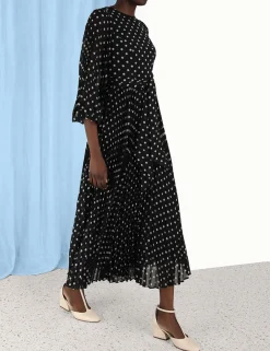 ZIMMERMANN Luminosity<Sunray Long Sleeve Midi