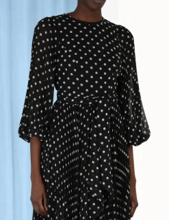 ZIMMERMANN Luminosity<Sunray Long Sleeve Midi
