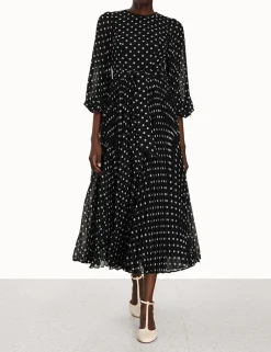 ZIMMERMANN Dresses<Sunray Long Sleeve Midi
