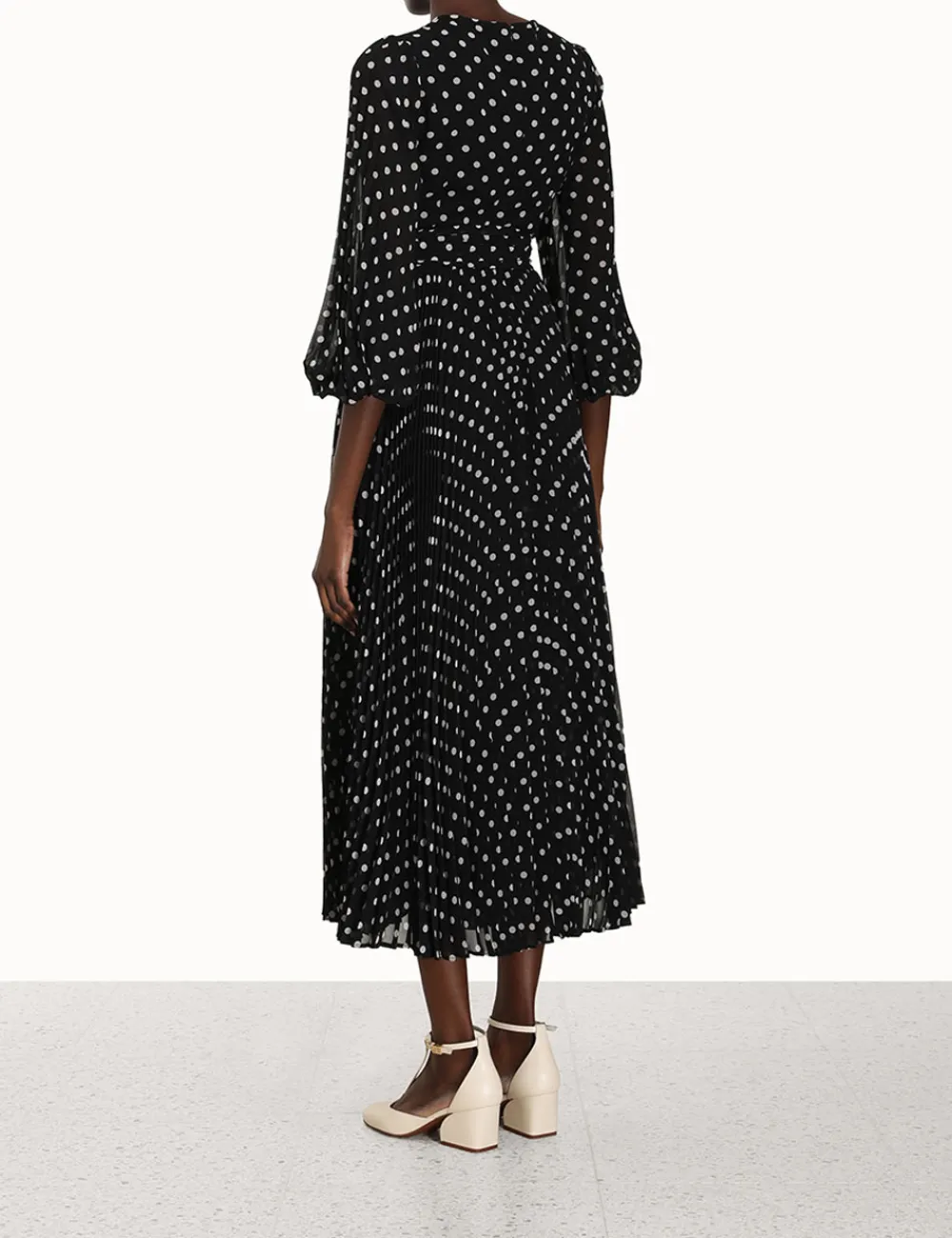 ZIMMERMANN Dresses<Sunray Long Sleeve Midi
