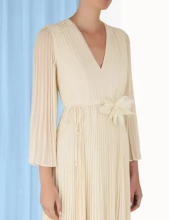 ZIMMERMANN Luminosity<Sunray Midi Dress