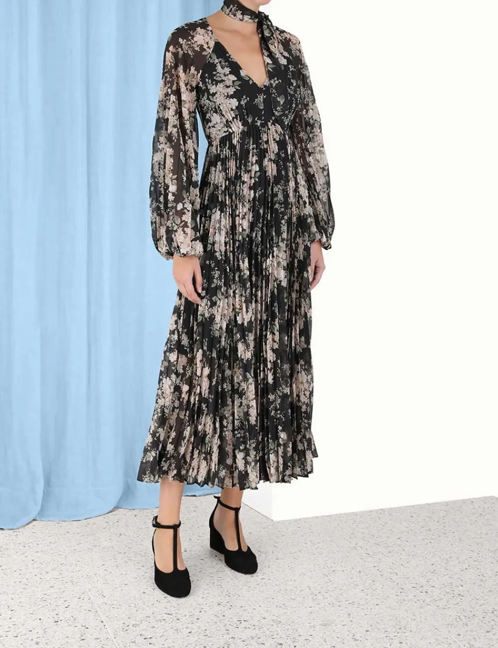 ZIMMERMANN Clothing<Sunray Pleated Midi Dress