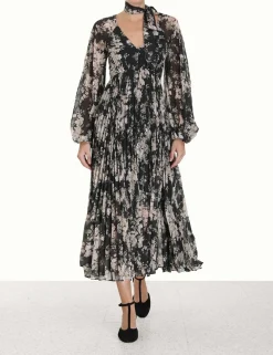 ZIMMERMANN Dresses<Sunray Pleated Midi Dress