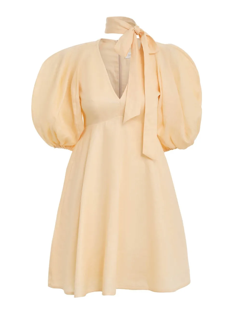 ZIMMERMANN Clothing<Tie Neck Mini Dress