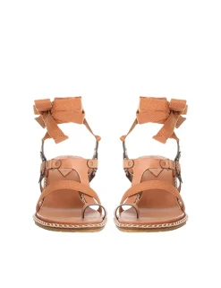 ZIMMERMANN Heeled Sandals<Toe Thong Bow Sandal 65