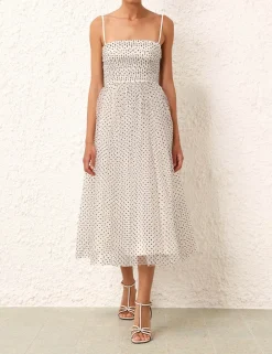 ZIMMERMANN Dresses<Tulle Midi Dress