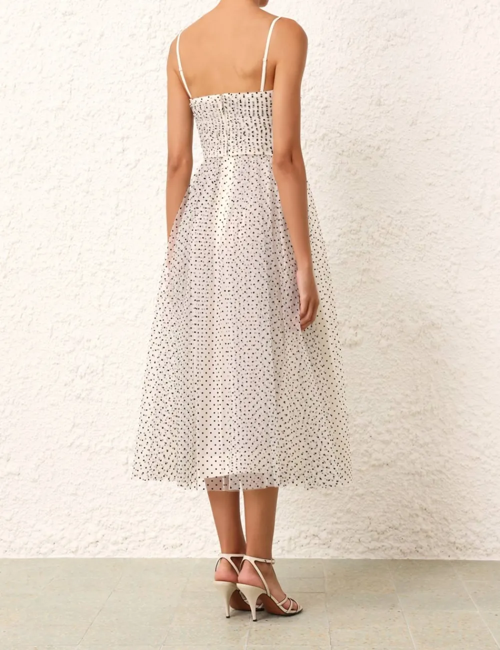 ZIMMERMANN Dresses<Tulle Midi Dress