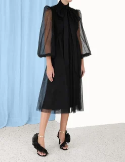 ZIMMERMANN Luminosity<Tulle Midi Dress