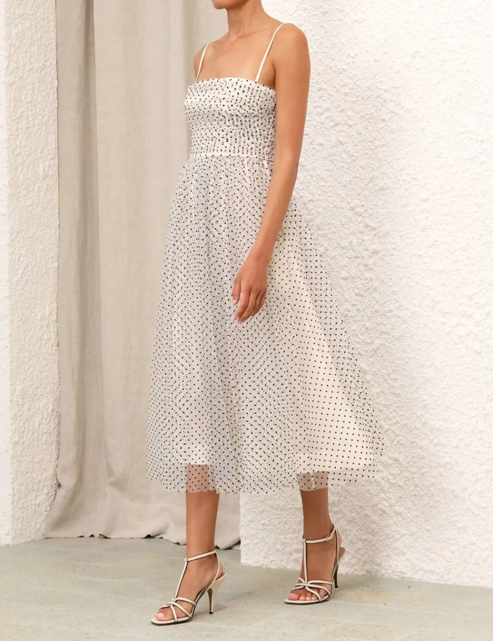 ZIMMERMANN Clothing<Tulle Midi Dress