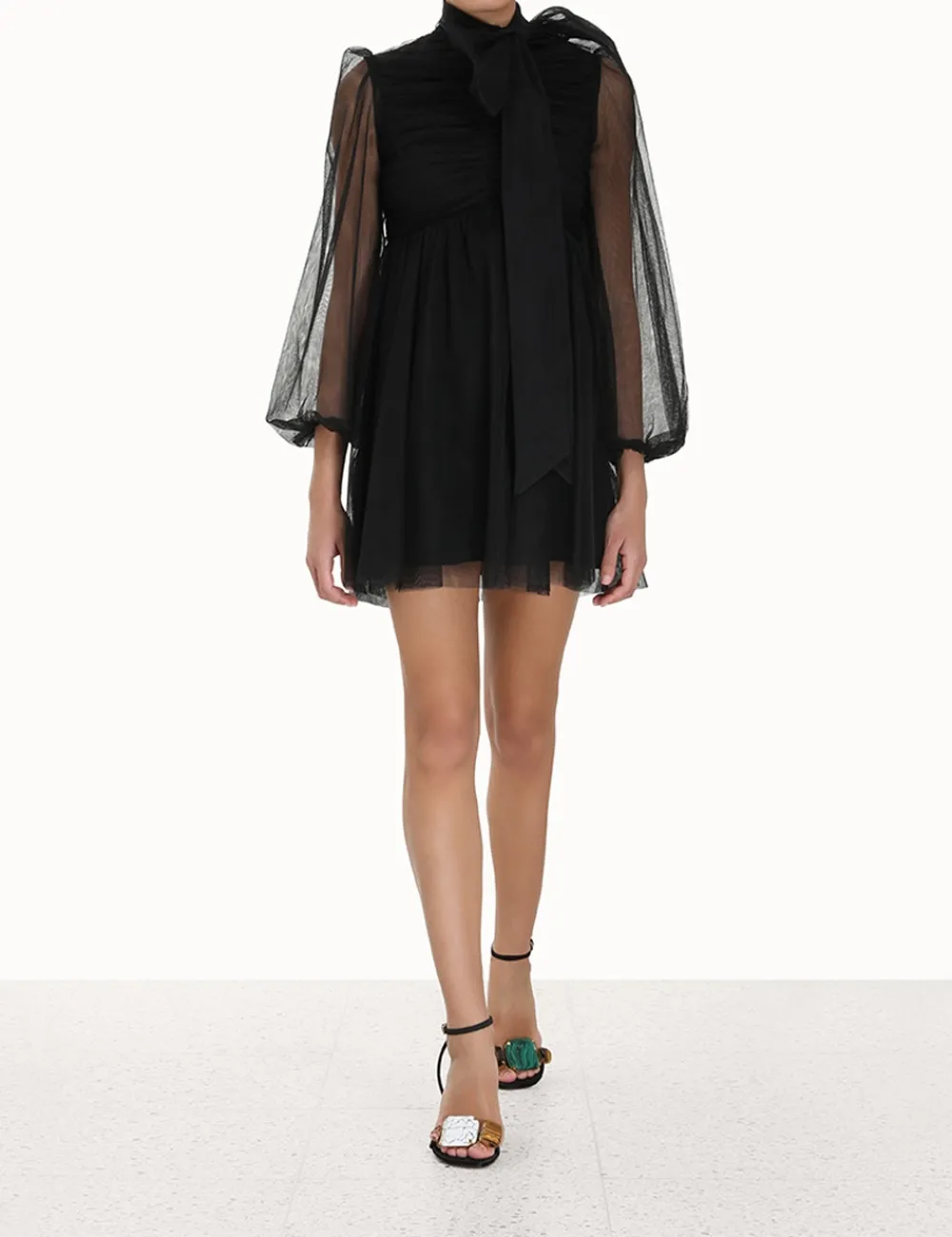 ZIMMERMANN Clothing<Tulle Mini Dress