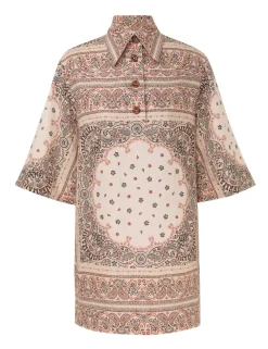 ZIMMERMANN Dresses<Tunic Mini Dress