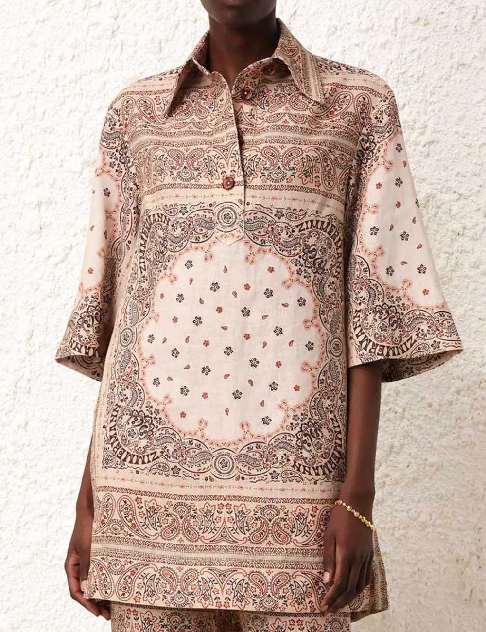 ZIMMERMANN Dresses<Tunic Mini Dress