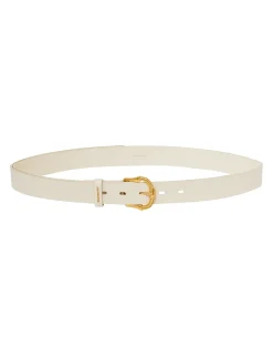 ZIMMERMANN Belts<Twisted Buckle Leather Belt 30
