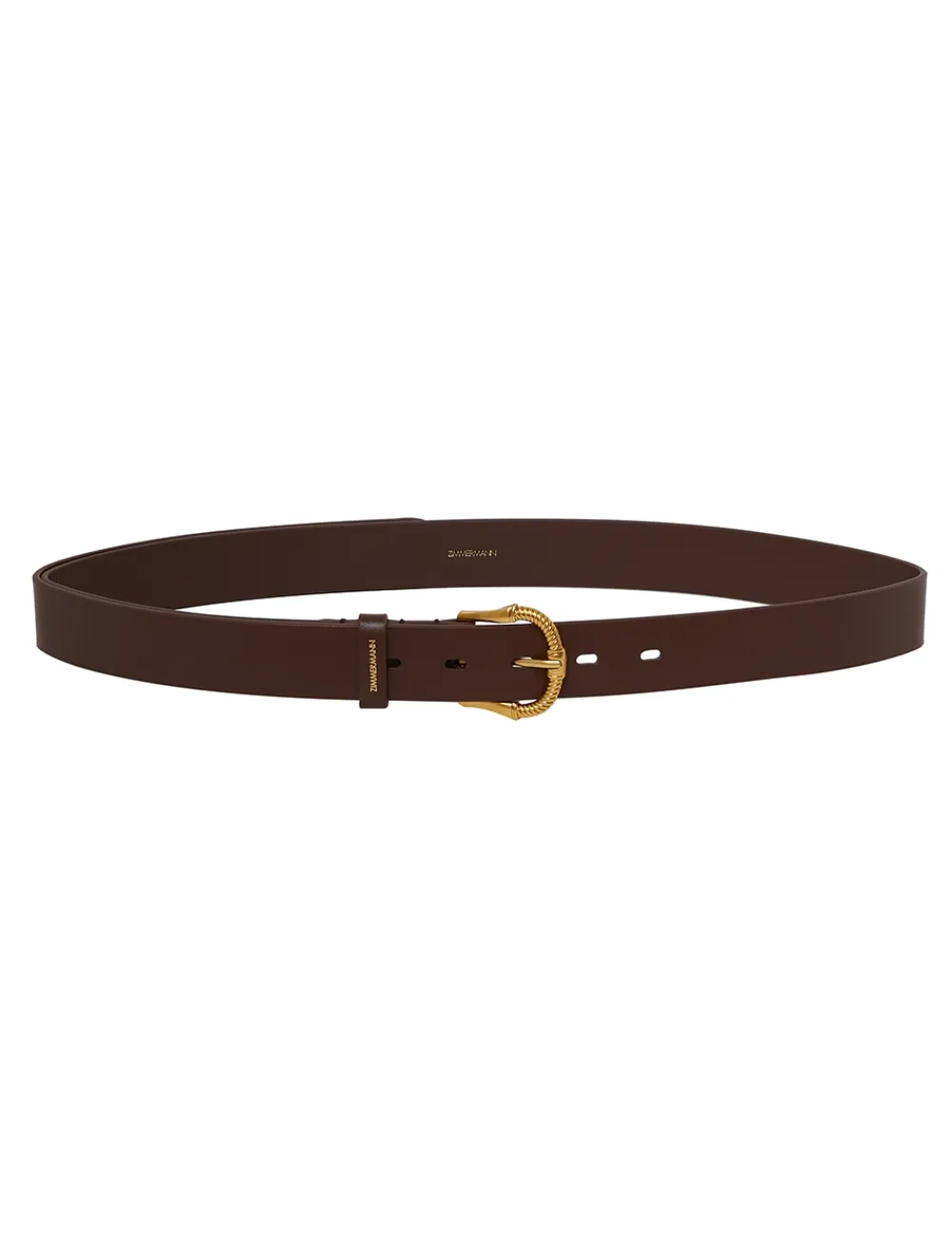 ZIMMERMANN Accessories<Twisted Buckle Leather Belt 30