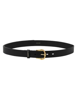 ZIMMERMANN Accessories<Twisted Buckle Leather Belt 30