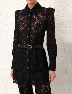ZIMMERMANN Accessories<Twisted Buckle Leather Belt 30