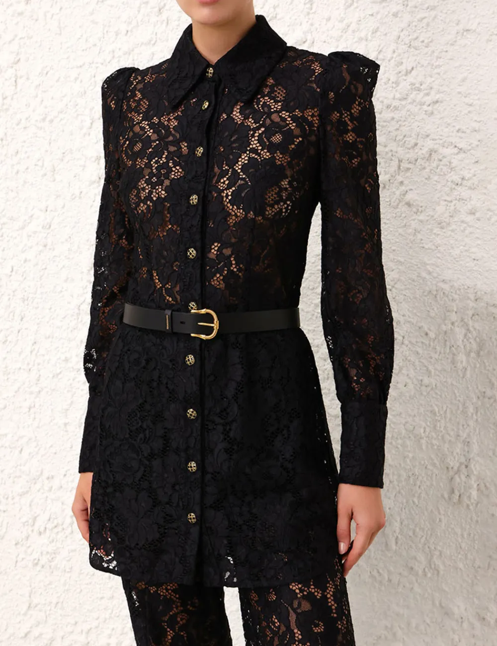 ZIMMERMANN Accessories<Twisted Buckle Leather Belt 30