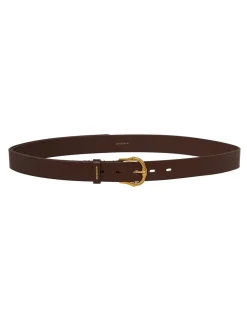 ZIMMERMANN Belts<Twisted Buckle Leather Belt 30