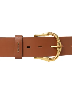 ZIMMERMANN Accessories<Twisted Buckle Leather Belt 40