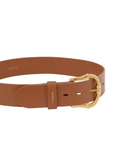 ZIMMERMANN Accessories<Twisted Buckle Leather Belt 40