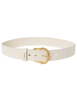 ZIMMERMANN Belts<Twisted Buckle Leather Belt 40