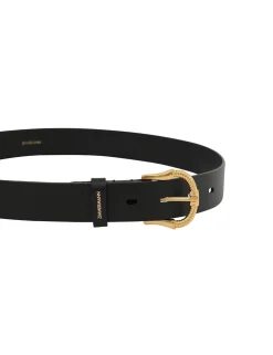 ZIMMERMANN Belts<Twisted Buckle Leather Belt 30