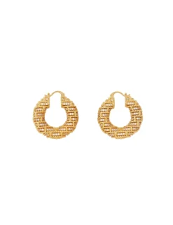 ZIMMERMANN Jewellery<Twisted Rope Pave Hoops