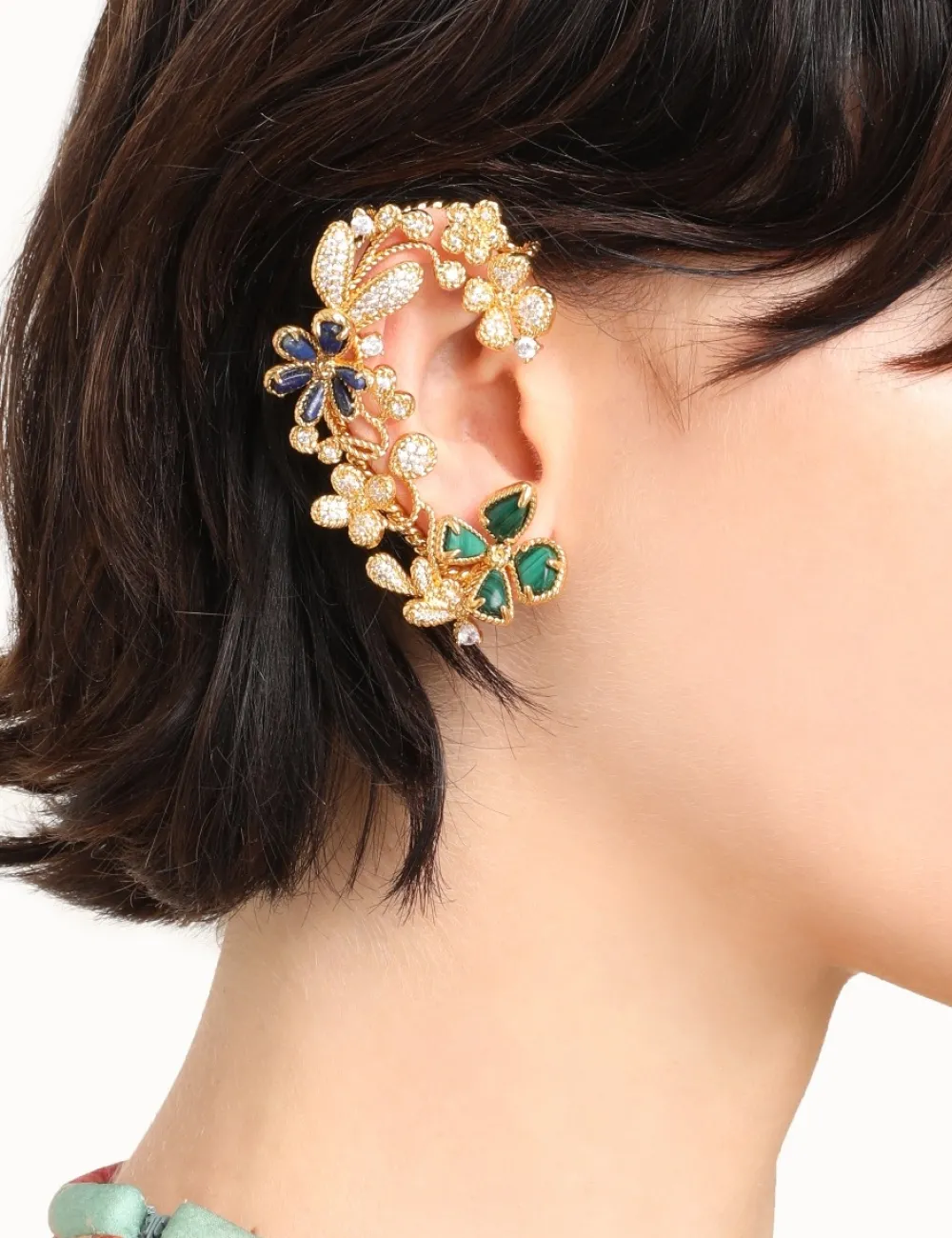 ZIMMERMANN Jewellery<Twisted Wire Flower Ear Cuff
