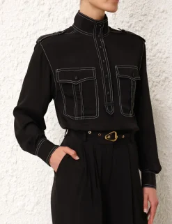 ZIMMERMANN Tops<Utility Blouse