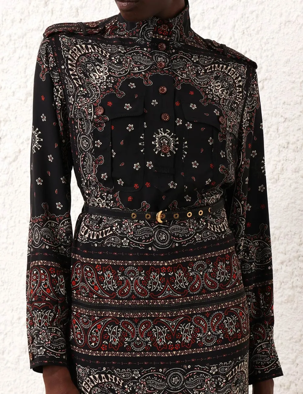 ZIMMERMANN Dresses<Utility Midi Dress