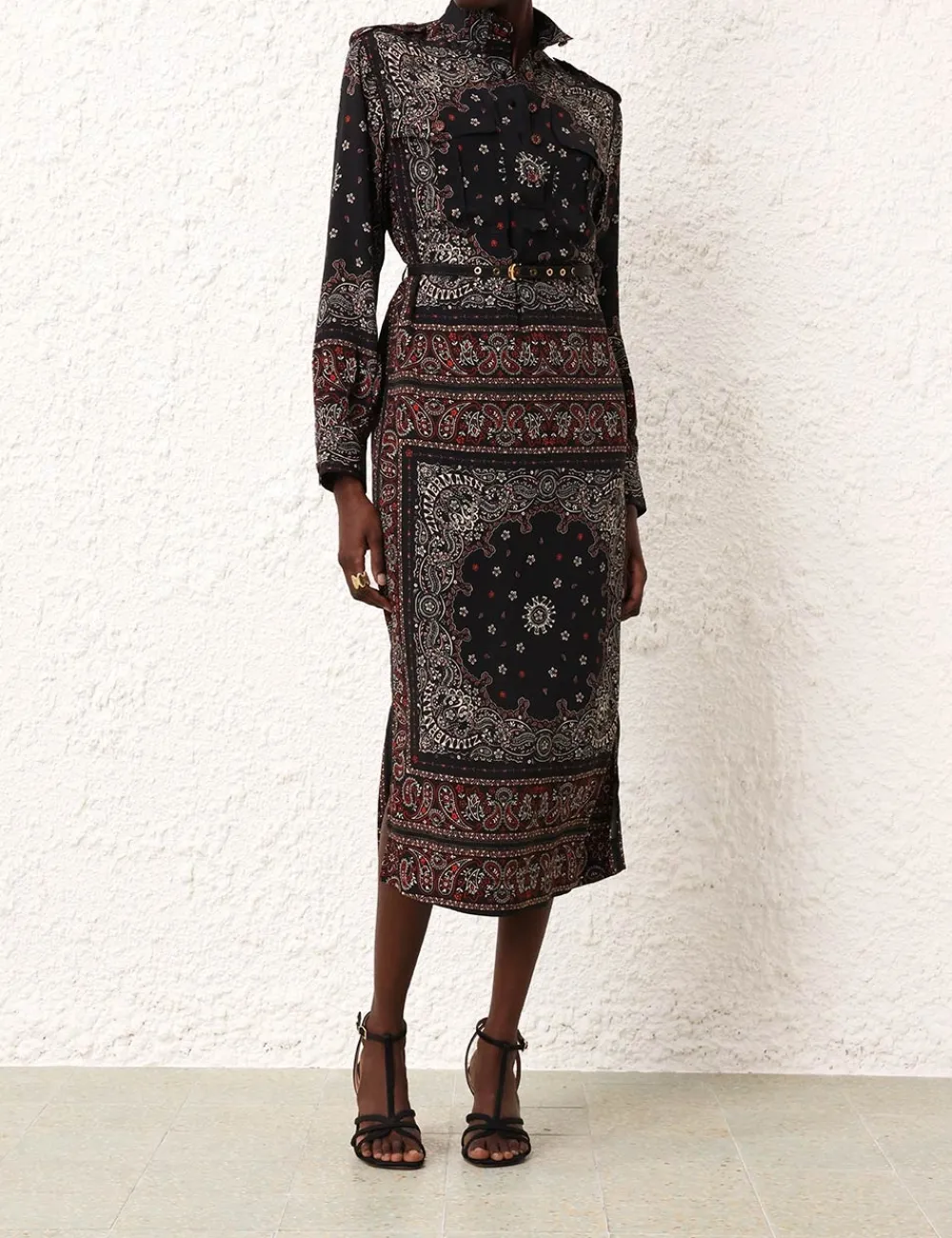 ZIMMERMANN Clothing<Utility Midi Dress