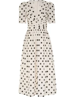 ZIMMERMANN Clothing<V Neck Midi Dress