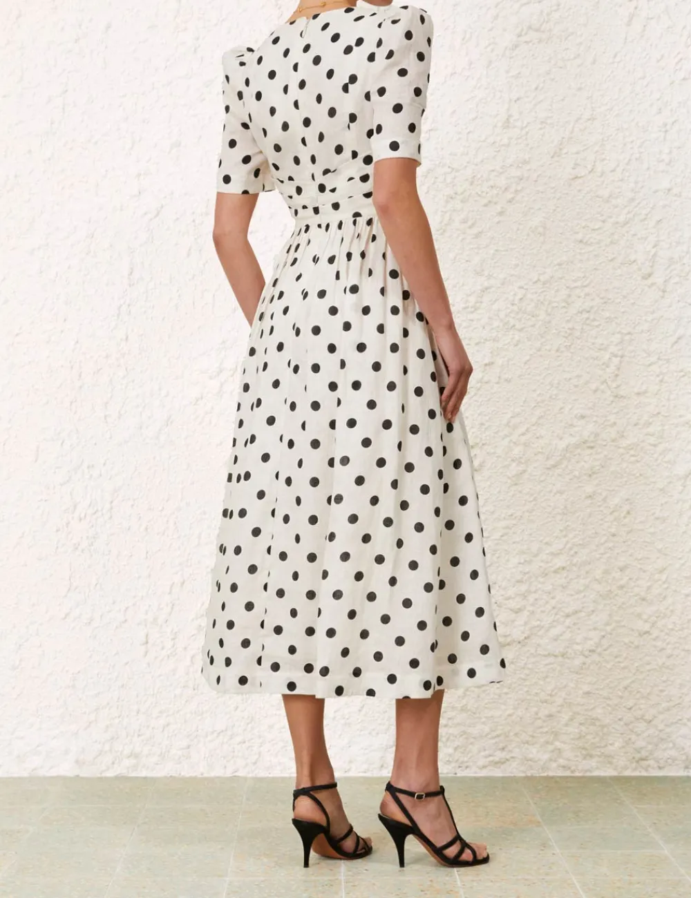 ZIMMERMANN Dresses<V Neck Midi Dress