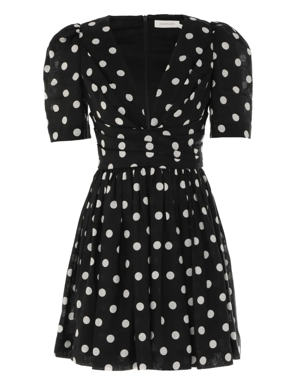 ZIMMERMANN Clothing<V Neck Mini Dress