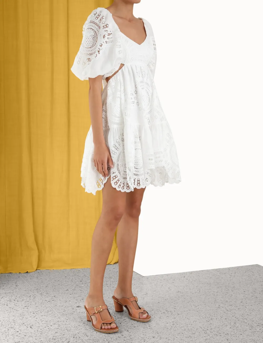 ZIMMERMANN Clothing<Vacay Lace Mini Dress