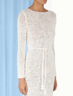 ZIMMERMANN Knitwear<Vacay Ribbon Knit Dress