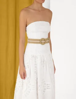 ZIMMERMANN Clothing<Vacay Strapless Midi Dress