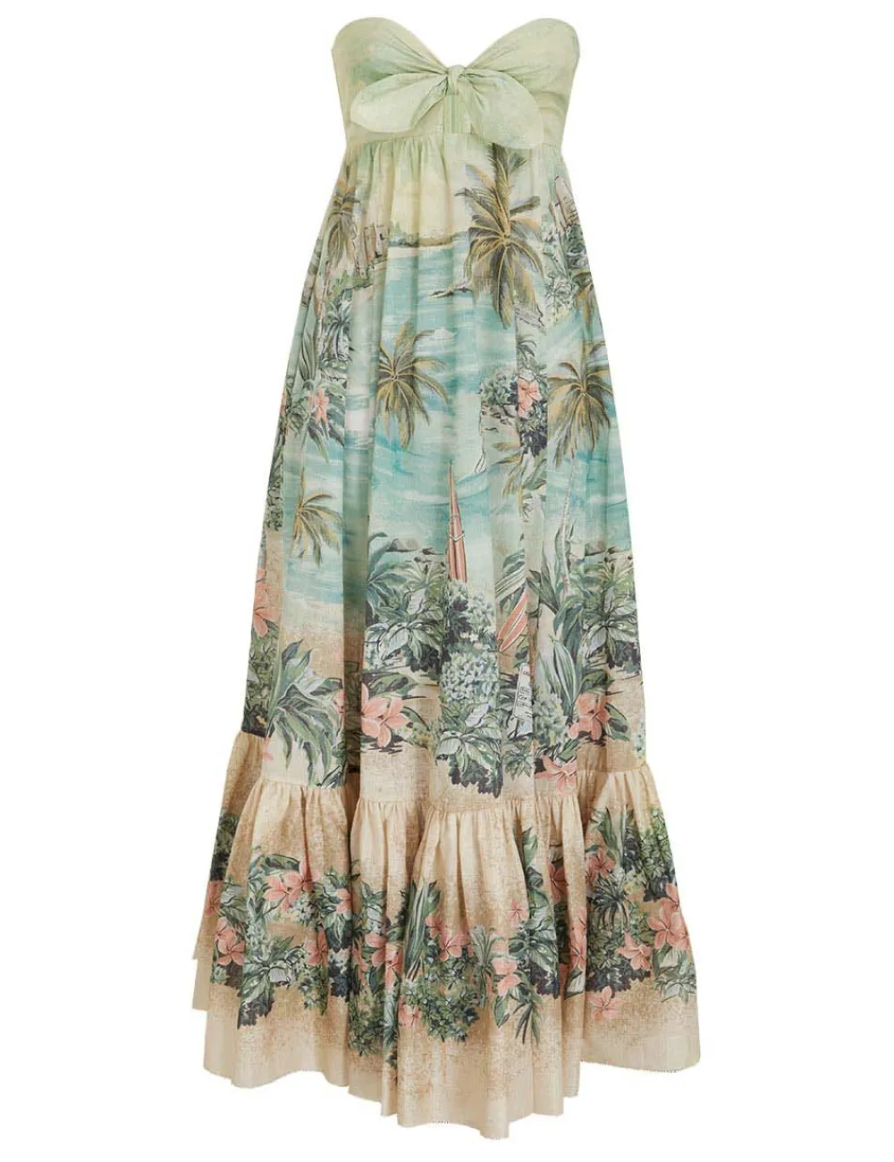 ZIMMERMANN Clothing<Vacay Strapless Tie Dress