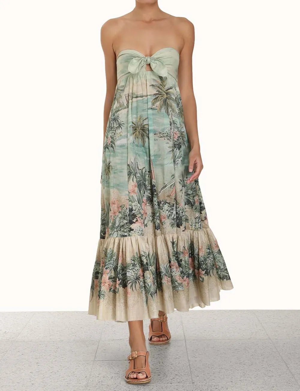 ZIMMERMANN Clothing<Vacay Strapless Tie Dress