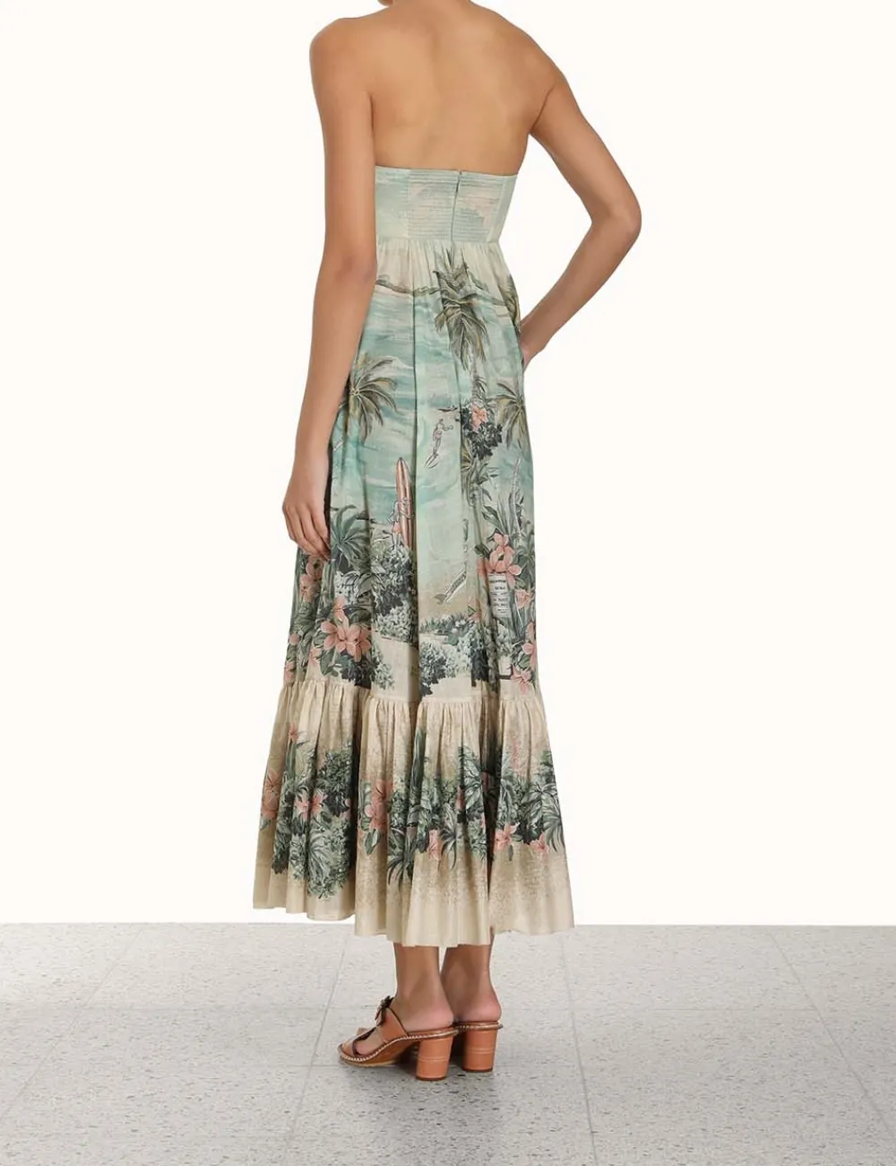 ZIMMERMANN Clothing<Vacay Strapless Tie Dress