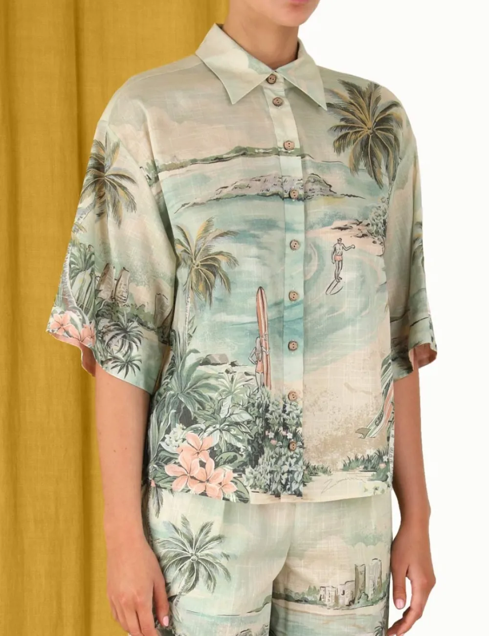 ZIMMERMANN Clothing<Vacay Surf Shirt