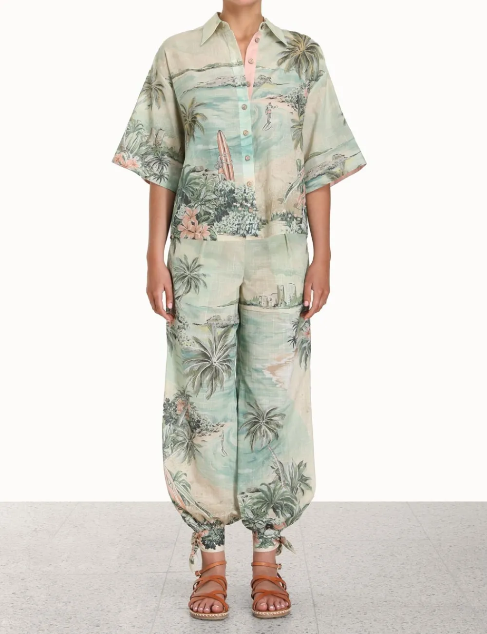 ZIMMERMANN Tops<Vacay Surf Shirt