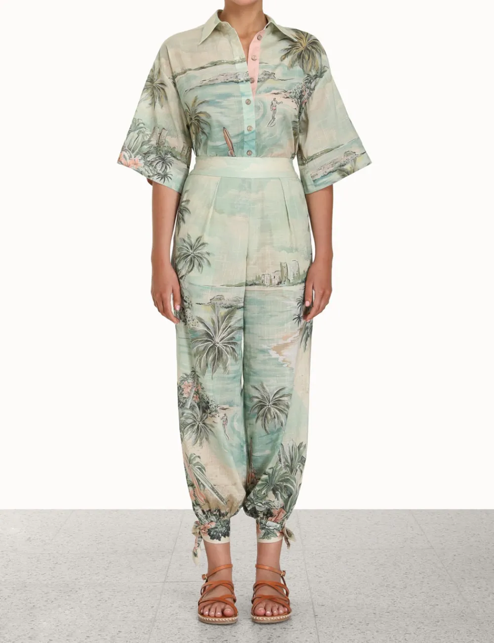 ZIMMERMANN Tops<Vacay Surf Shirt
