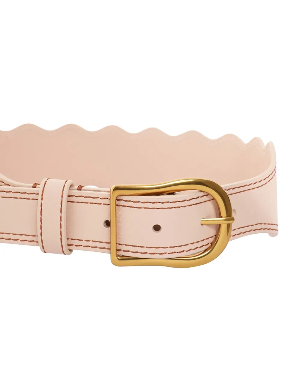 ZIMMERMANN Belts<Wave Leather Waist Belt