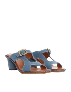 ZIMMERMANN Heeled Sandals<Wavy Mule Sandal 65