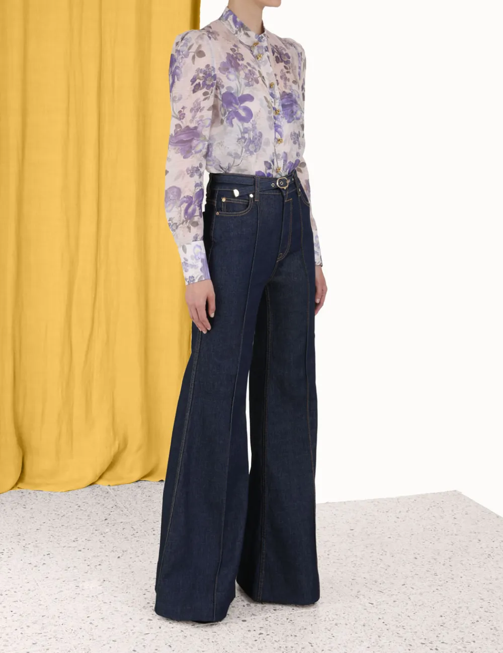 ZIMMERMANN Shorts & Pants<Wide Leg Jean