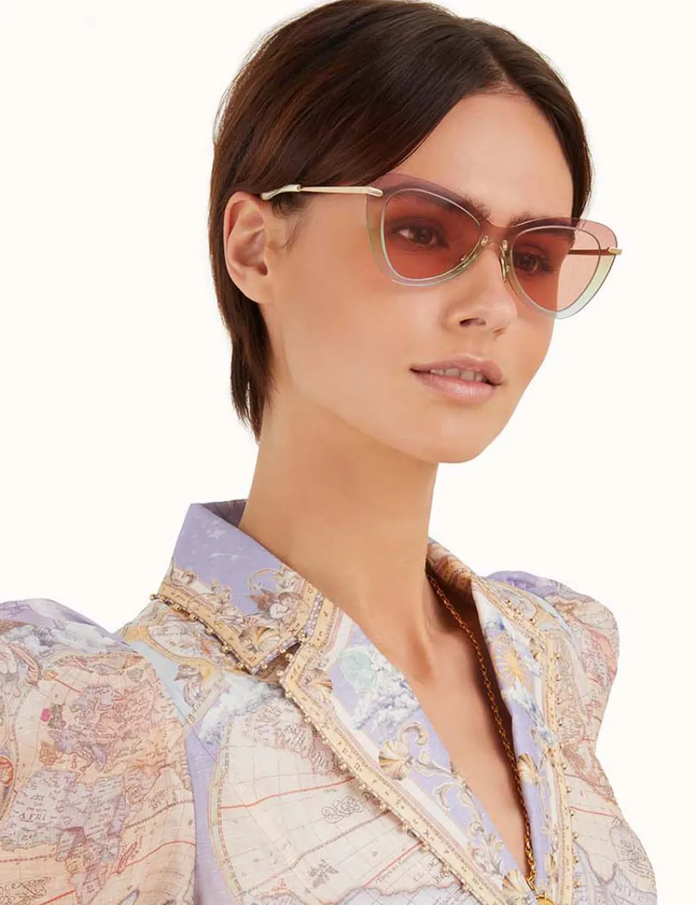 ZIMMERMANN Sunglasses<Rhythmic Bold Mask